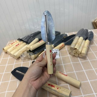 Dao bào cán gỗ - Dao Bào Rau Lưỡi Thép Cán Gỗ - Nhiều Size - Hùng Home