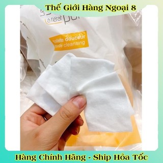 Bông Tẩy Trang Pháp TETRA Cotton 600 Miếng Dùng cho mọi loại da lành tính, mềm mại