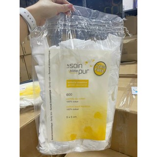 Bông Tẩy Trang Pháp TETRA Cotton 600 Miếng Dùng cho mọi loại da lành tính, mềm mại