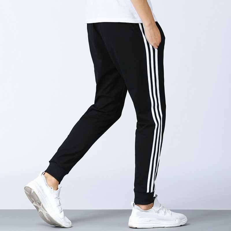 Quần dài thể thao ống bo phối viền chất nỉ bông cho cả nam và nữ, form rộng chất dày đẹp form chuẩn L1