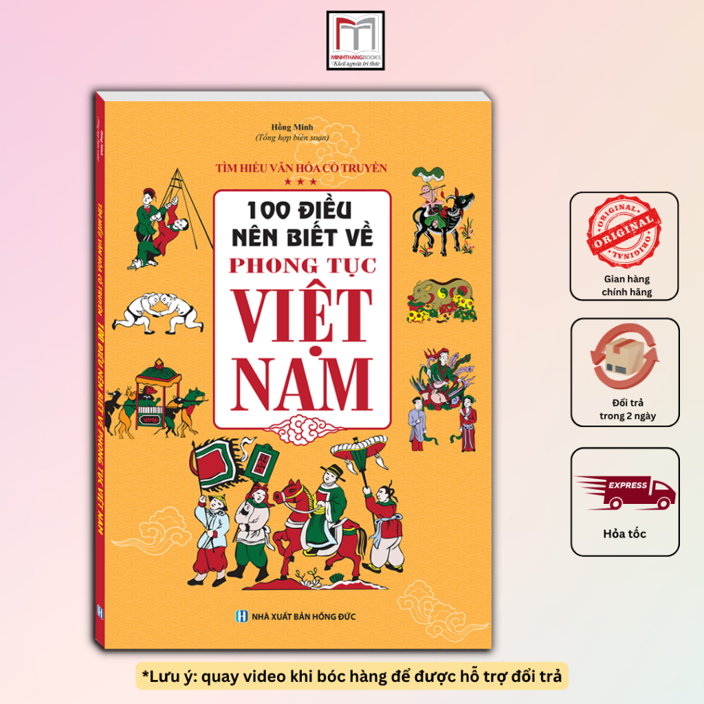 Ảnh Sách - 100 điều nên biết về phong tục Việt Nam(bìa mềm) 1