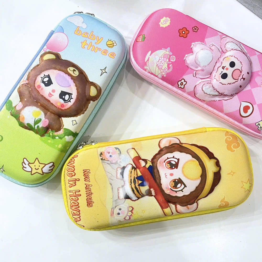 Hộp Bút Siêu Cute Kuromi, Hello Kitty.