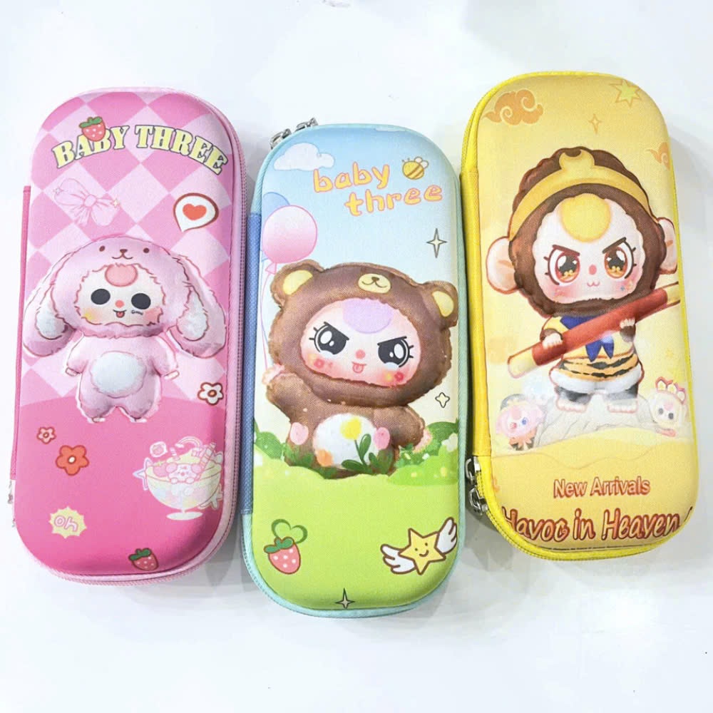 Hộp Bút Siêu Cute Kuromi, Hello Kitty.