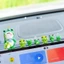 Set ếch mẹ con câu ếch bày taplo xe, đỉnh màn hình, bàn làm việc, trang trí ô tô, quà tặng