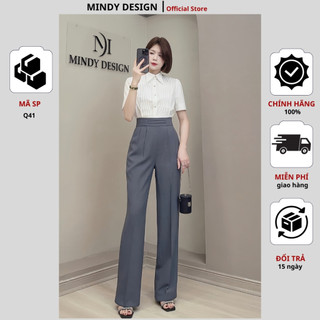 Q41 - Quần suông siêu hack dáng đứng form Mindydesign