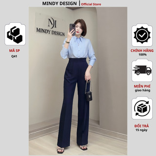 Q41 - Quần suông siêu hack dáng đứng form Mindydesign