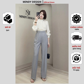 Q41 - Quần suông siêu hack dáng đứng form Mindydesign