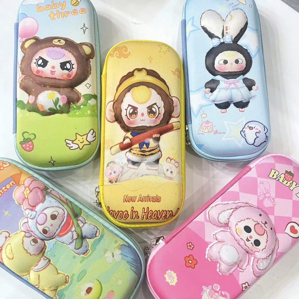 Hộp Bút 3D Baby,Cute, Dễ Thương Dụng Cụ Học Tập Học Sinh.