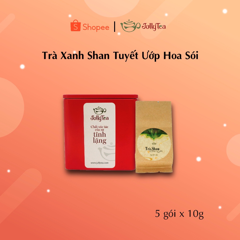 Trà Shan Tuyết cổ thụ ướp hoa sói Jully Tea
