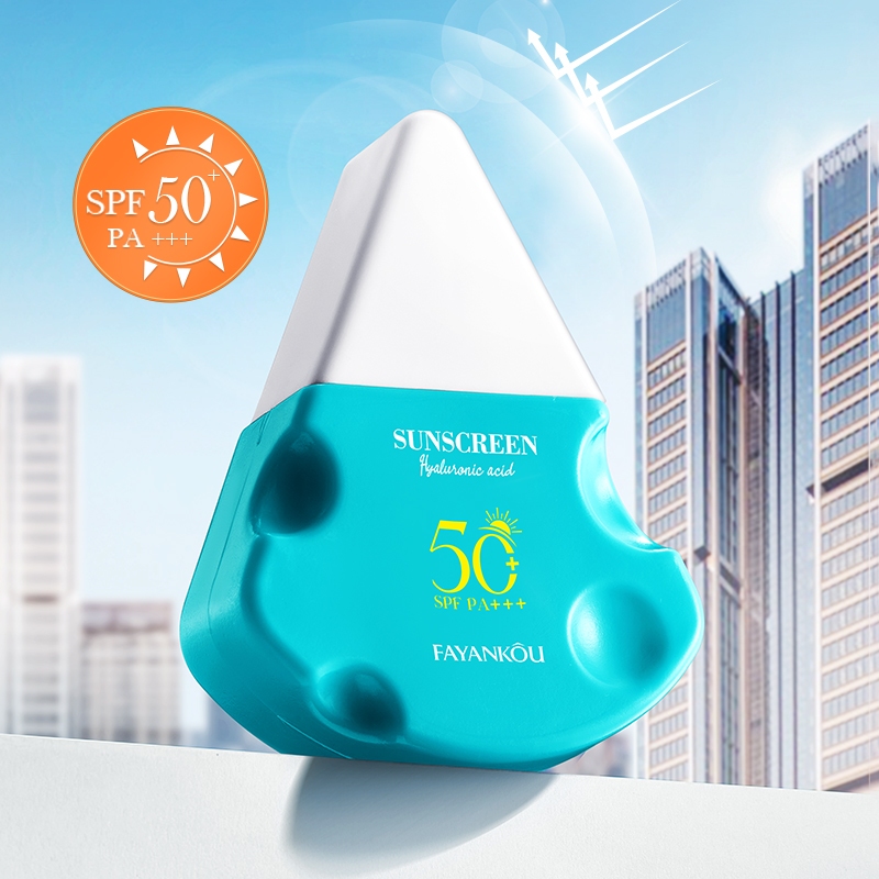 Kem Chống Nắng Axit Hyaluronic Dưỡng Ẩm Dịu Nhẹ Chống Trôi Nước 2H SPF50+ PA++++ 30g - Hàng Chính Hãng