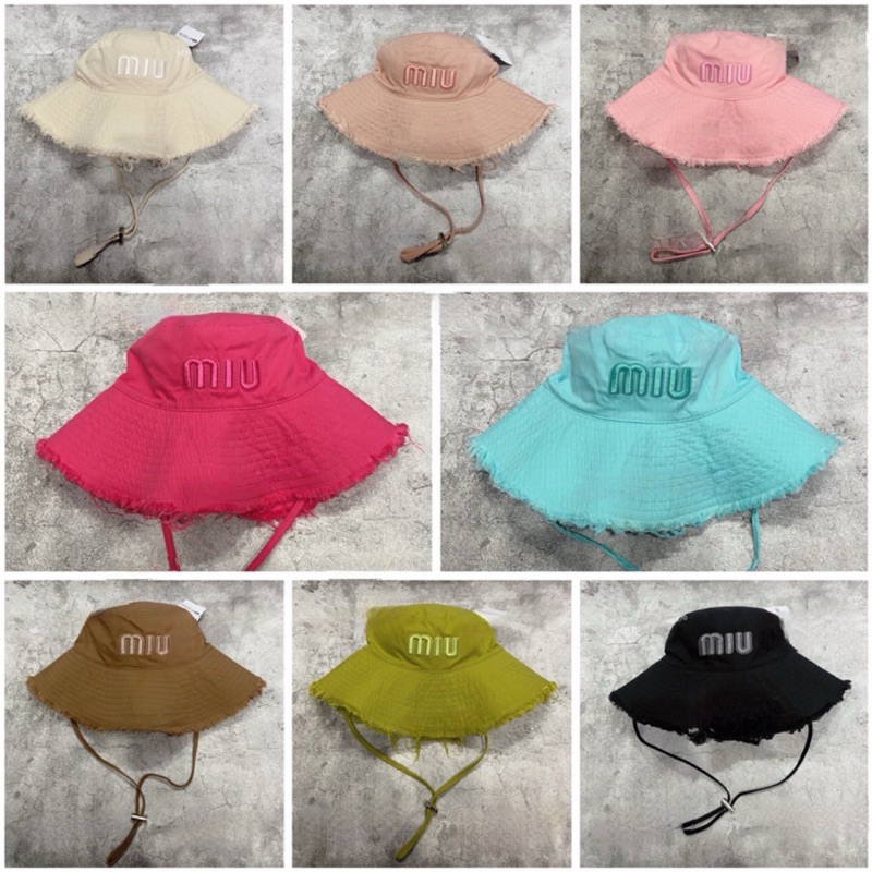 MŨ BUCKET TUA MIUMIU HOTREND NAM NỮ