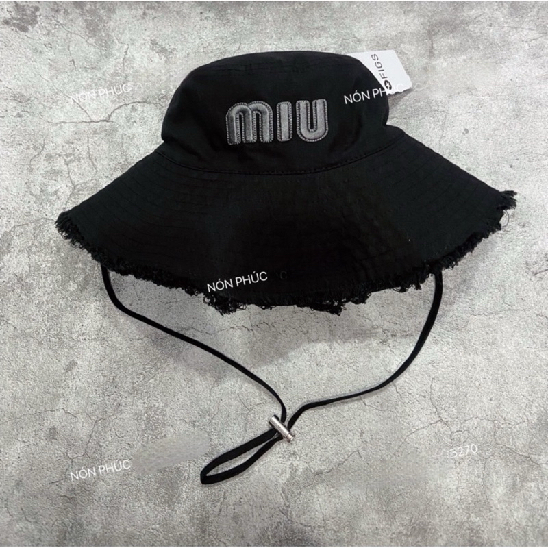 MŨ BUCKET TUA MIUMIU HOTREND NAM NỮ