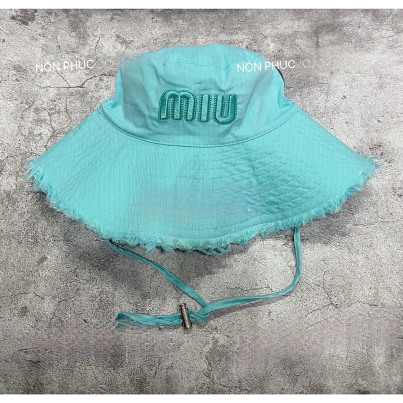 MŨ BUCKET TUA MIUMIU HOTREND NAM NỮ