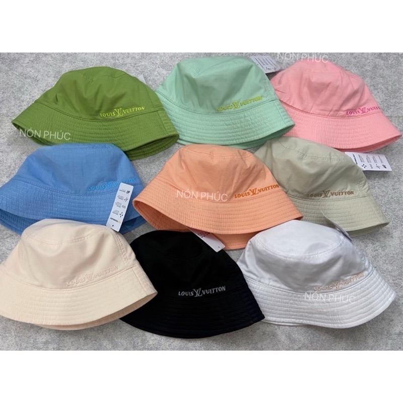 MŨ BUCKET 2 MẶT XỊN LOUISVUTON THỜI TRANG