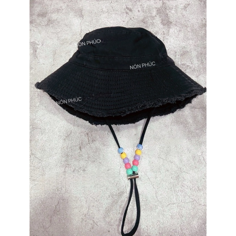 MŨ BUCKET TUA TRƠN DÂY HẠT HOTTREND MÙA HÈ
