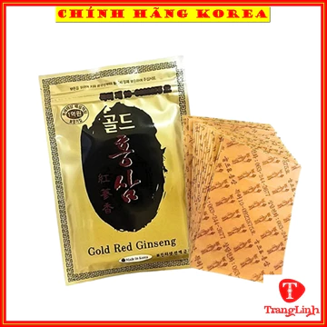 Cao dán hồng sâm hàn quốc Black Ginseng gói 20 miếng - Cao dán sâm hỗ trợ chấn thương - tranglinhkorea