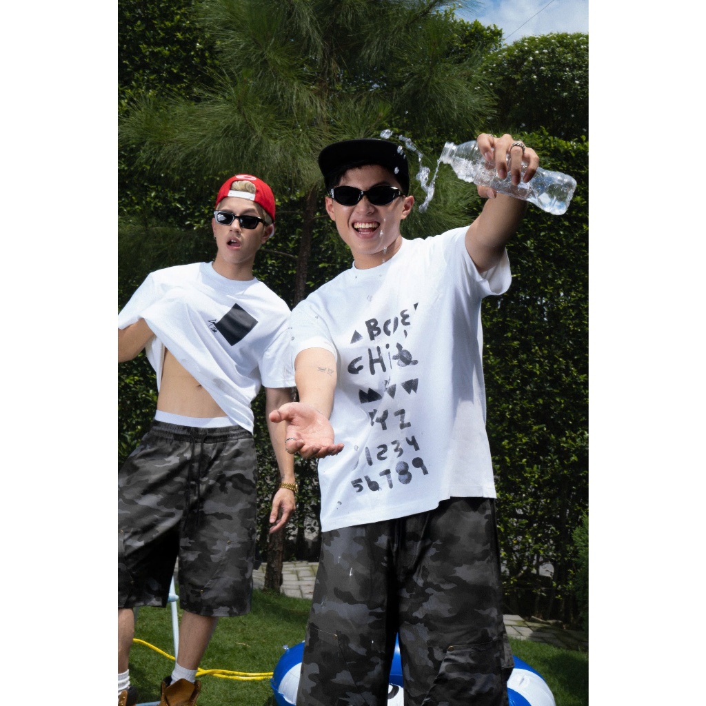 Ảnh Quần short Lửng nam phom rộng ILUM họa tiết camo CAPMAN CLUB, quần lửng nam cá tính, trẻ trung 2