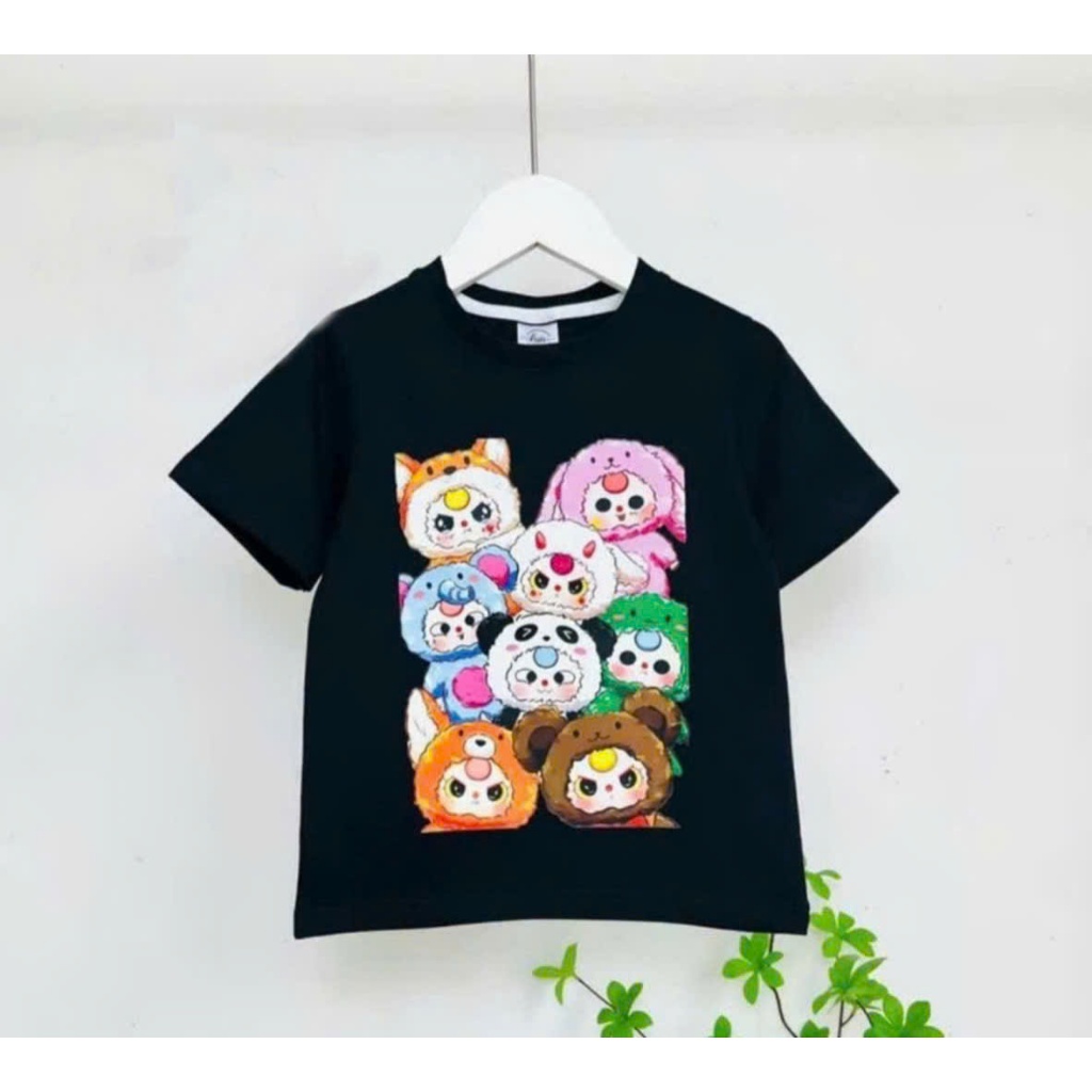 GIÁ SỐC áo cộc tay đen trăng 9 baby three cho bétrai và gái size 6-18kg