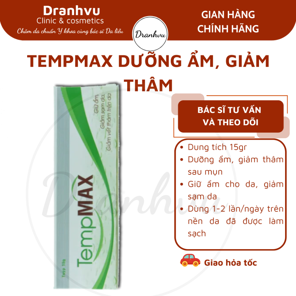 Kem dưỡng ẩm sáng da, giảm nhờn ngăn ngừa mụn Tempmax | Shopee Việt Nam