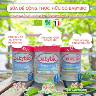 Combo 4 hộp sữa dê hữu cơ số 1, 2, 3