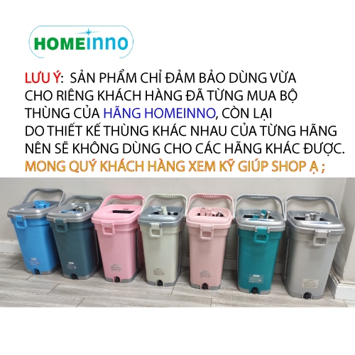 [HỎA TỐC](KHÔNG THÙNG LAU) Cây Lau Nhà Thay Thế Bộ Lau Nhà Vắt Xả 2 Ngăn Homeinno Bảng 32cm