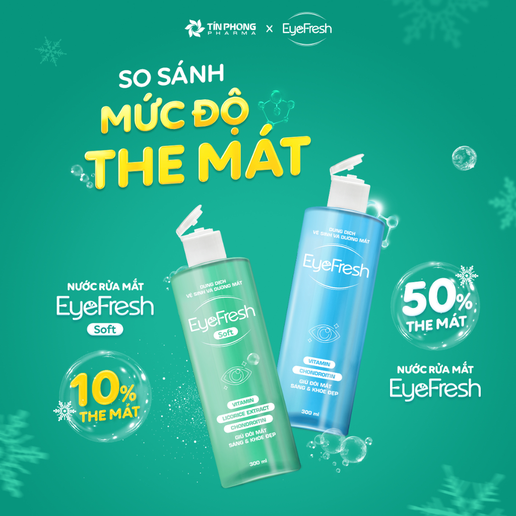 Ảnh MUA TRÊN LIVE TẶNG NƯỚC MẮT NHÂN TẠO KHI MUA 2 Nước Rửa Mắt EYEFRESH Soft Hỗ Trợ Làm Sạch, Làm Dịu, Dưỡng Ẩm 3