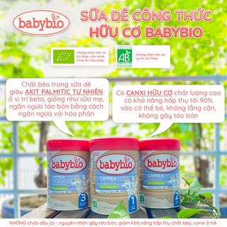 Combo 6 hộp sữa dê hữu cơ số 1, 2, 3