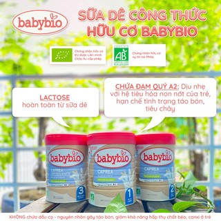 Combo 6 hộp sữa dê hữu cơ số 1, 2, 3