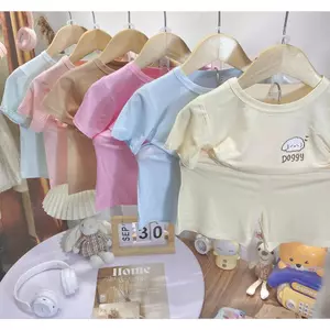 BỘ CỘC TAY THUN LẠNH CHO BÉ TRAI VA GÁI MÀU NGÂU NHIÊN DEN XANH TRĂNG VÀNG HỒNG...