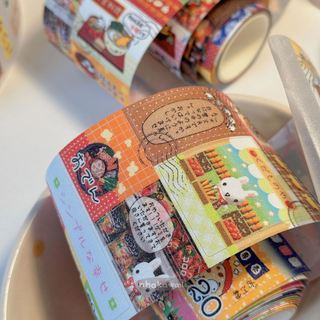 Sticker cuộn có nhũ Waka Waka phong cách Nhật