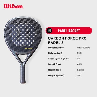 Wilson Carbon Force Pro Vợt Padel WR134311U2