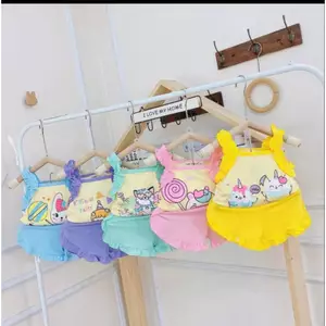 COMBO 5 BỘ 2 DÂY VIỀN BÈO CHO BÉ GÁI 5 HINH IN CHO BÉ GÁI