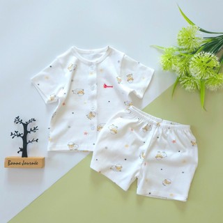Bộ cộc cài nút Bunny dành cho bé từ 3-10kg