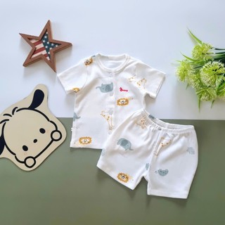 Bộ cộc cài nút Bunny dành cho bé từ 3-10kg