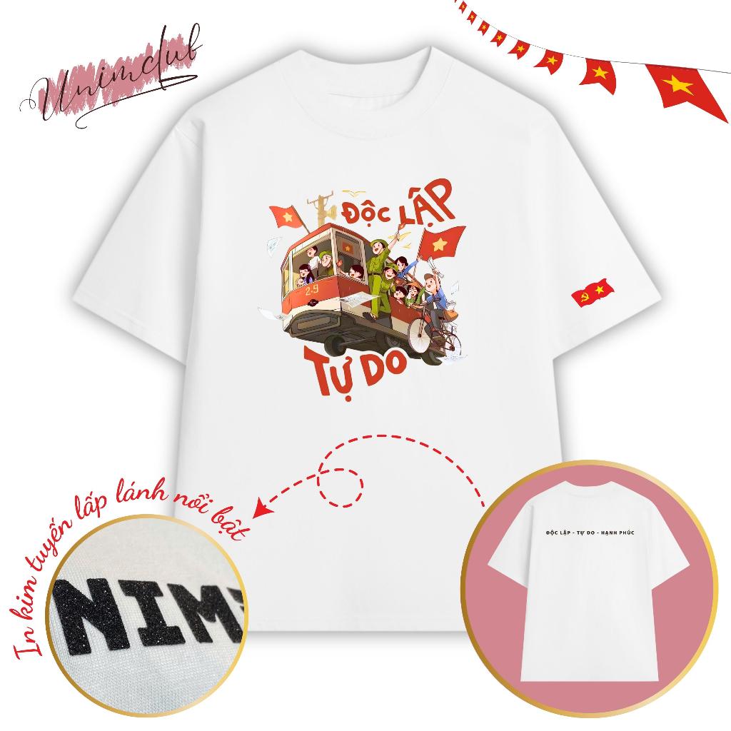 [HỎA TỐC HN] Áo Thun Việt Nam Yêu Nước In Kim Tuyến Nổi Bật Form Unisex Unim Store Cotton Cao Cấp Thoáng Mát - VN