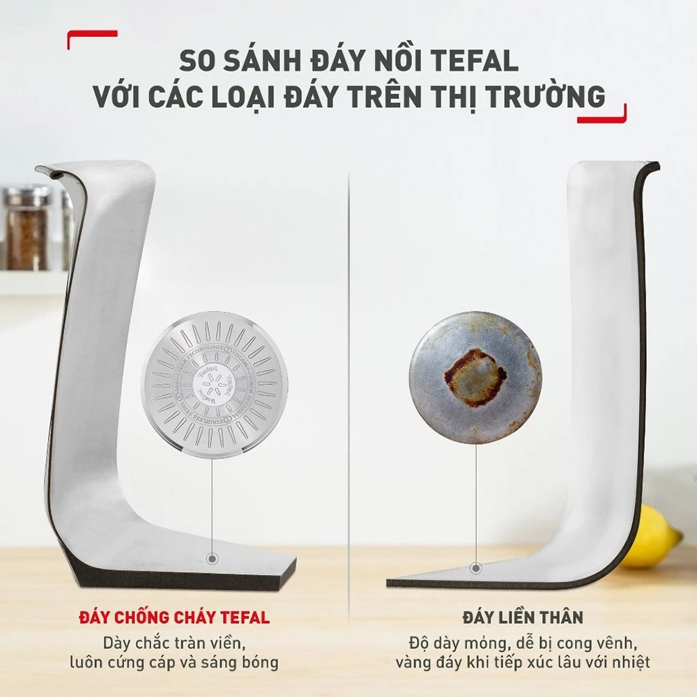 Bộ nồi inox Tefal Primary 16/18/20cm (E308S674) - Bảo hành chính hãng 24 tháng [Hỏa tốc Hcm]