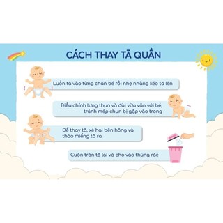 [Combo 2/3 gói] Tã quần BabyLove Diana Unicharm mỏng 3mm thấm hút 12h size M L XL XXL 3XL 4XL 5XL