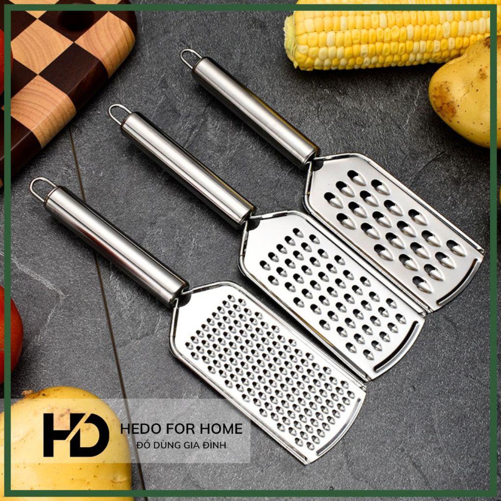 DAO BÀO SỢI INOX Hedo size to, vừa, bé, Dao nạo sợi rau củ, phô mai ...