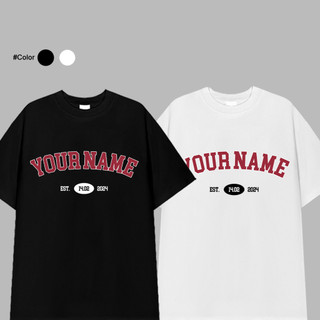 Áo thun in tên và ngày tháng năm sinh theo yêu cầu Basic nam nữ unisex form vừa, áo thun tay ngắn cổ tròn cotton - yc196