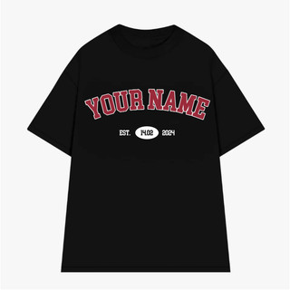 Áo thun in tên và ngày tháng năm sinh theo yêu cầu Basic nam nữ unisex form vừa, áo thun tay ngắn cổ tròn cotton - yc196
