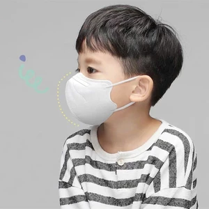Khẩu trang y tế kháng khuẩn 6D MÀU TRẮNG cho bé từ 2-12 Tuổi Chính Hãng AN TÂM - sét 100 cái