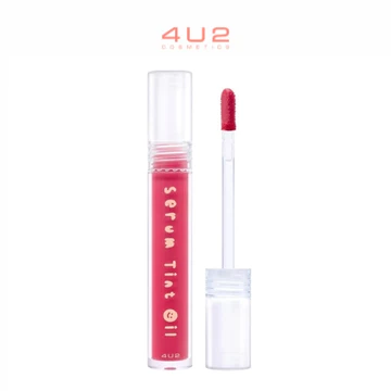Son Tint Bóng 4U2 Serum Tint Oil - Son Căng Mọng Cho Đôi Môi Căng Bóng, Mọng Nước 3g.