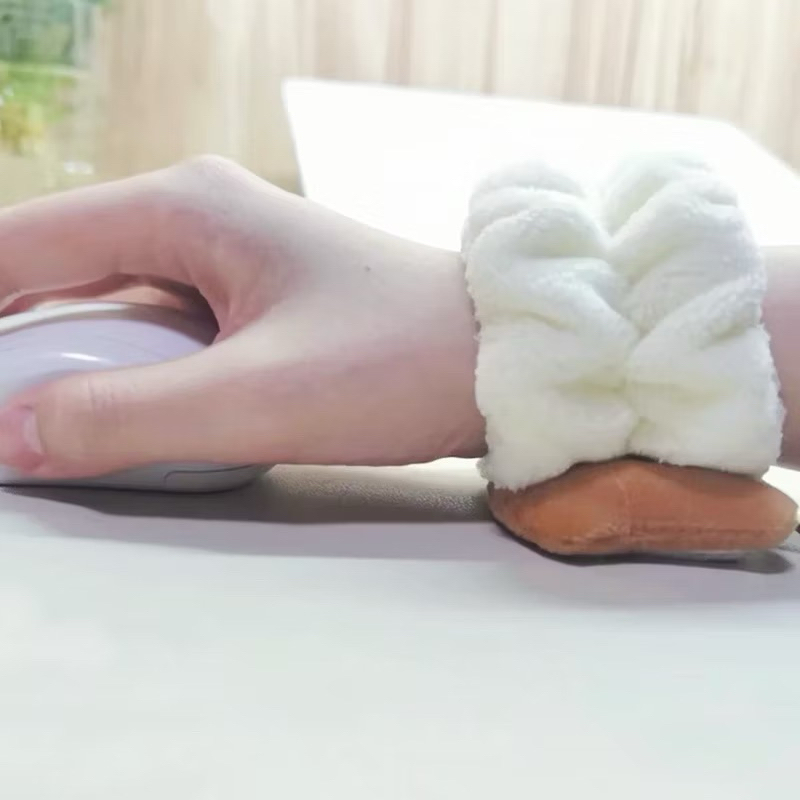 SẴN Băng đô cổ tay Rửa mặt tránh ướt áo Băng đô Nhung lông Đa Năng dành cho nữ Vòng tay