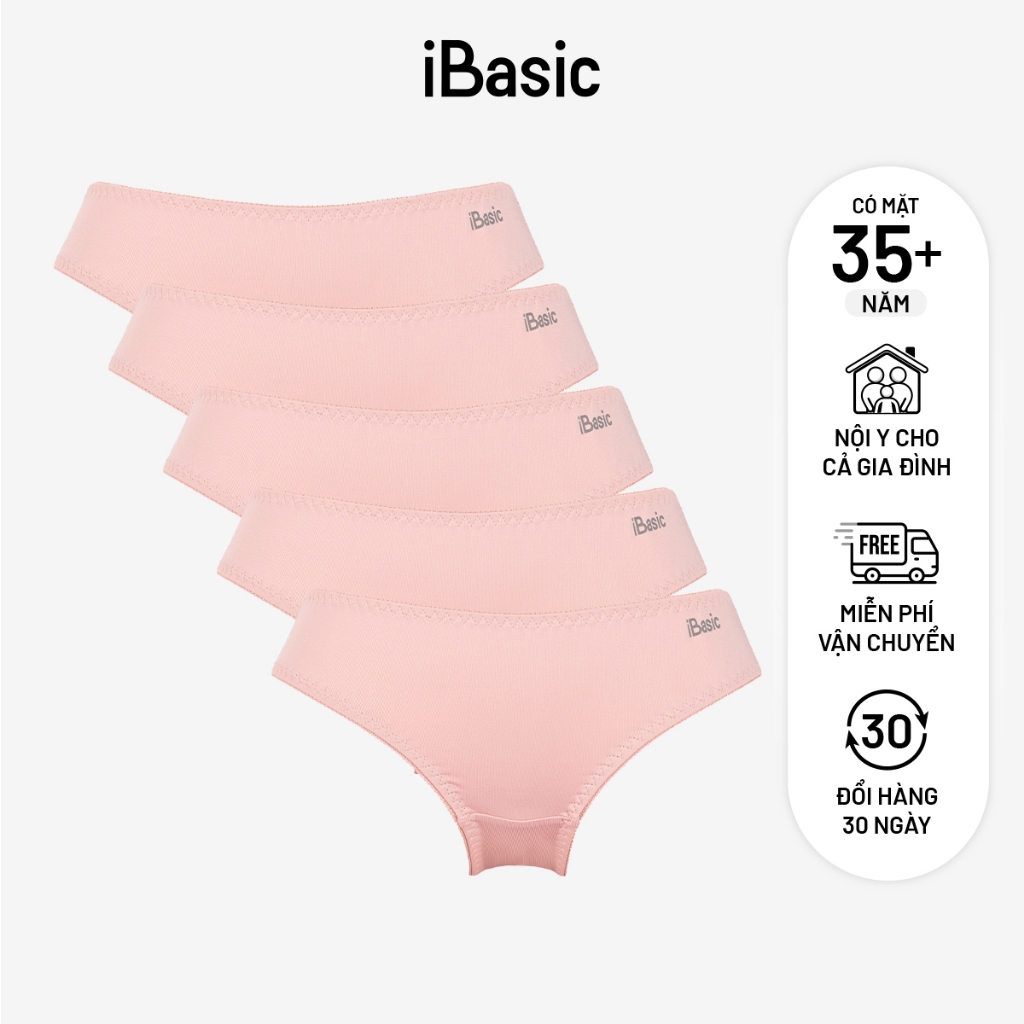 Ảnh Combo 5 Quần lót nữ iBasic thun lạnh Smoothies bikini PANW130 3