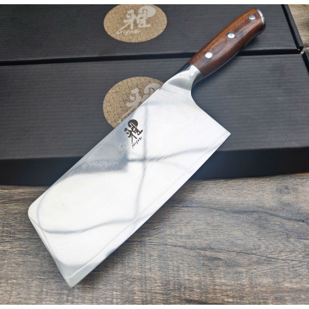 Dao Thái 3 lớp VG10 Miyabi Nhật Bản - Thép Damascus bền cứng đẹp