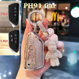 (3/5 Nút) Ốp chìa khoá Volkswagen Viloran, Teramont X, Teramont Limited, Luxury S, T-Cross