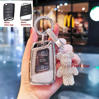 Ốp Chìa Khoá Volkswagen Passat  Skoda Superb A7 Kodiaq cho VW Magotan Passat B8 TIGUAN MK2 VW Golf Gte  Accessorise