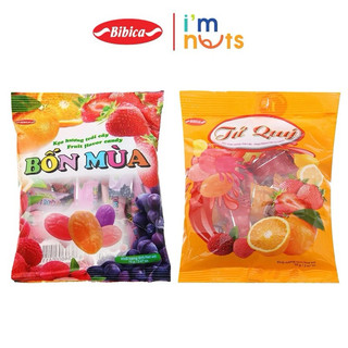 Combo 10 gói kẹo bốn mùa,me,gừng,gói 70g Bibica