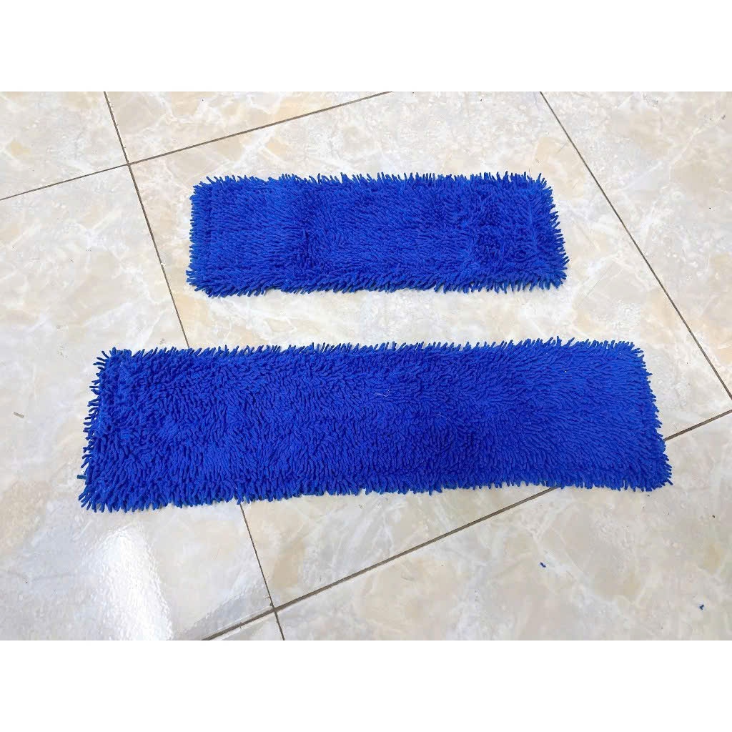 Bông Lau Nhà Thay Thế Cho Cây Lau Công Nghiệp 45/60cm Chất Liệu Microfiber Siêu Thấm Hút, Sạch Bụi