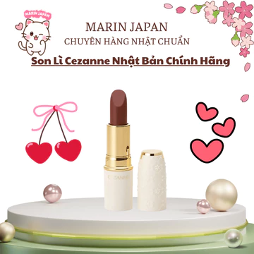 Son thỏi , son lì thiên nhiên Cezanne Son thỏi Lasting Lip Color N - Nhật Bản Chính Hãng